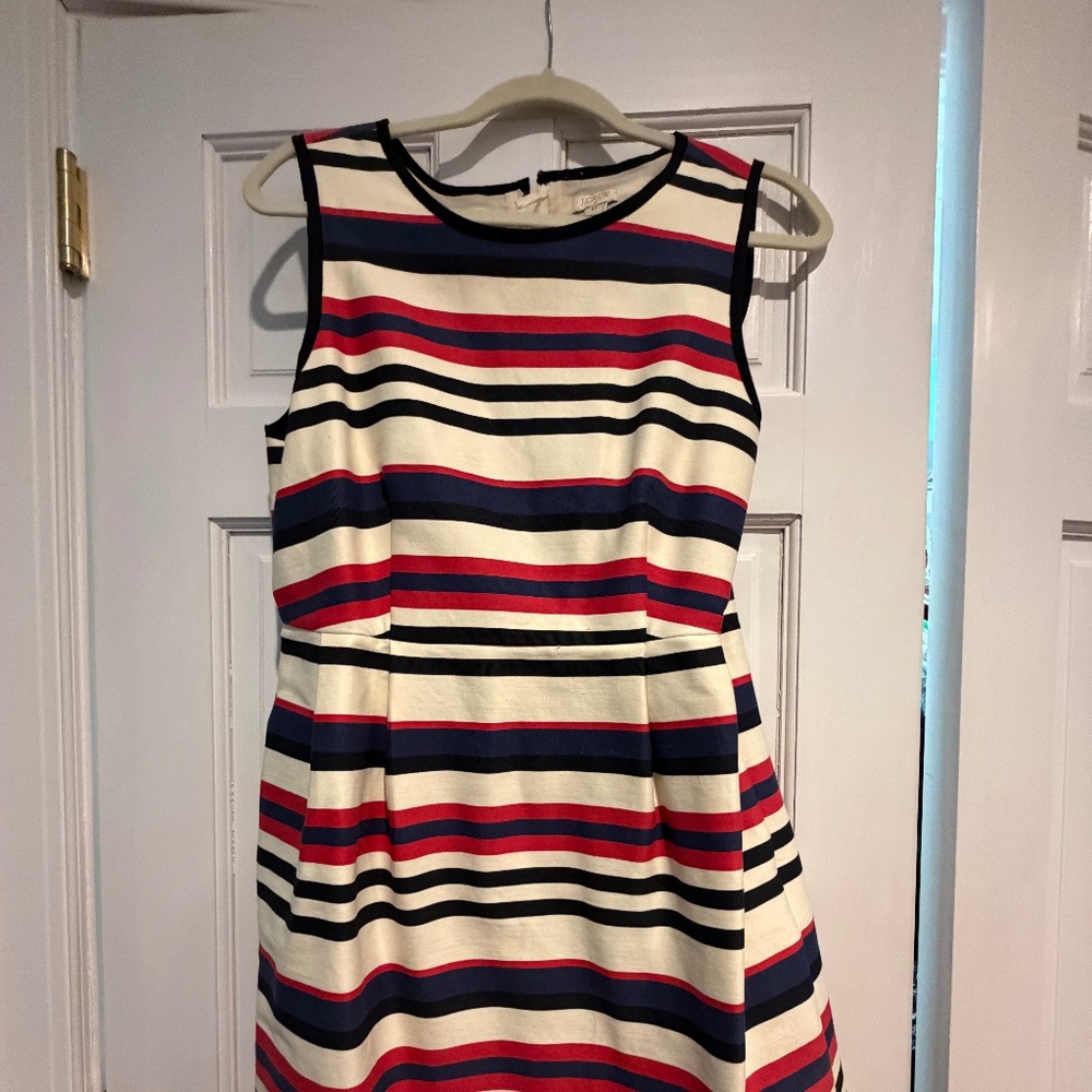 Jcrew factory a line nautical shift dress, size 10